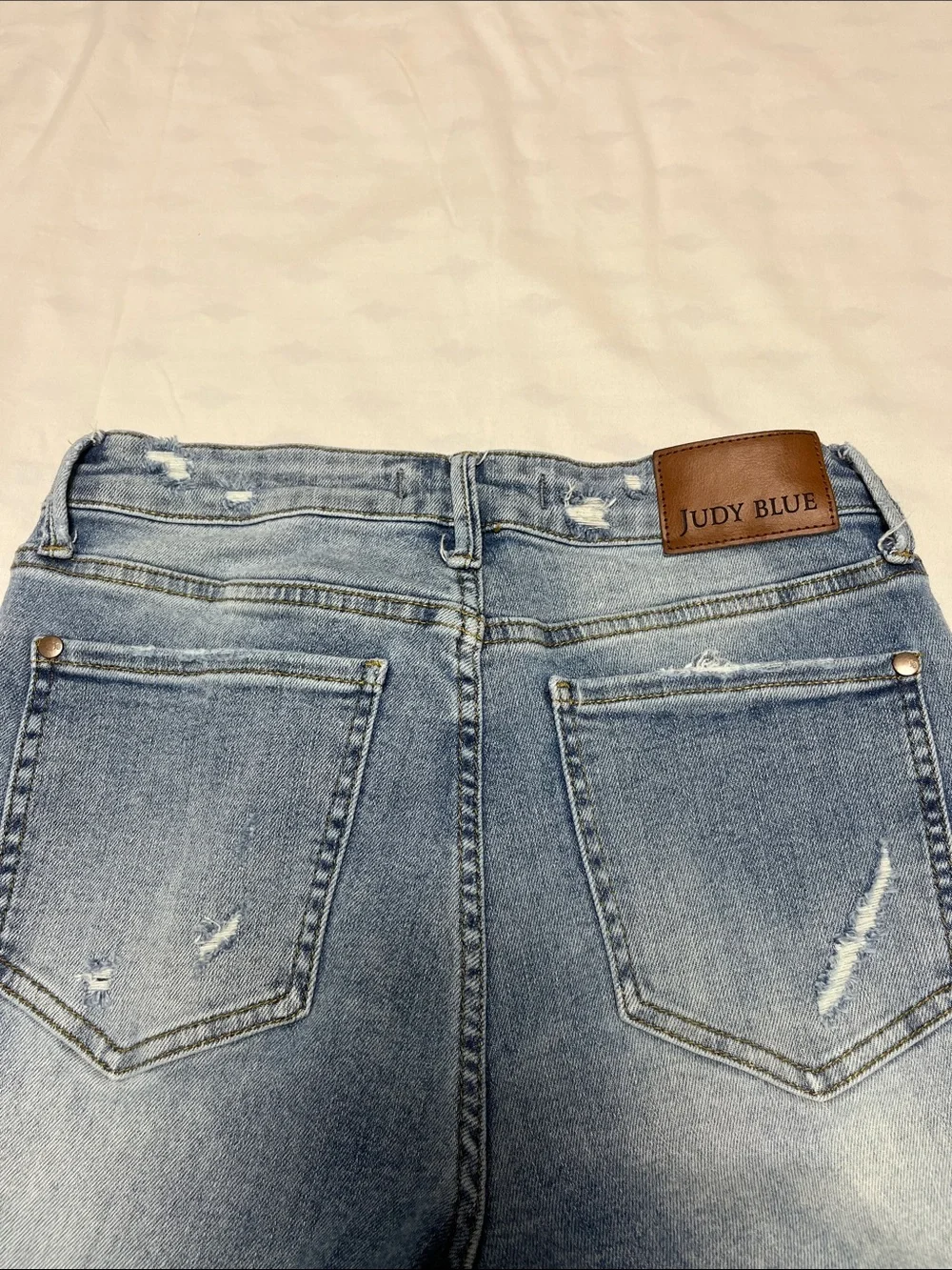 Judy Blue Light Wash Flare Jeans - Picture 7 of 10